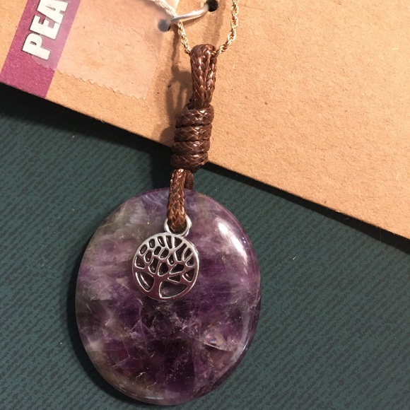 Peace Amethys Necklace or Keychain - Picture 5 of 7